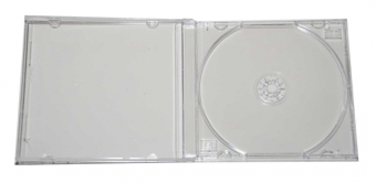 CD jewel box, čirý tray