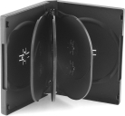 OEM 8 DVD box černý 28 mm